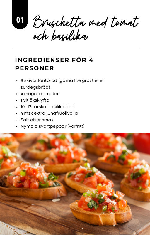 RECEPT - De 30 bästa rätterna från det italienska köket